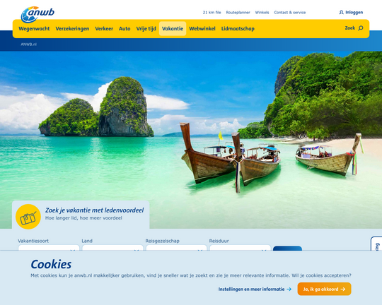 Anwb.nl/vakantie Logo