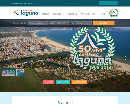 Campinglaguna.com/nl Logo