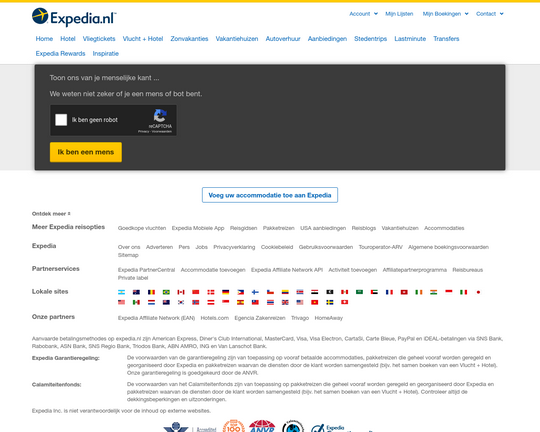 Expedia.nl Logo