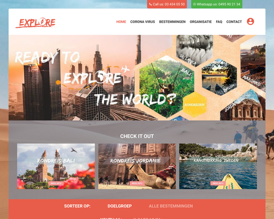 Explore-jongerenreizen.be Logo