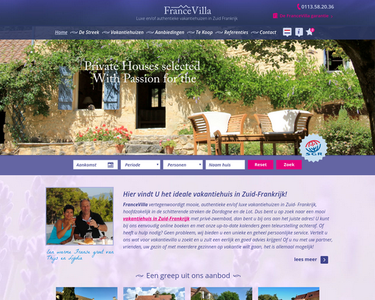 Franse-villa.com/nl Logo