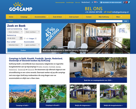 Go4camp.nl Logo