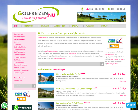 Golfreizen.nu Logo