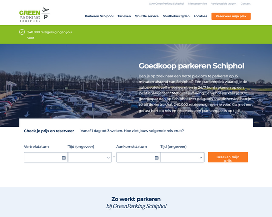 Greenparkingschiphol.nl Logo