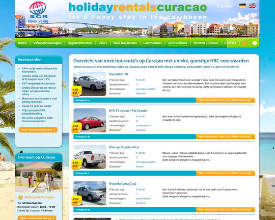 Holidayrentalscuracao.nl Logo
