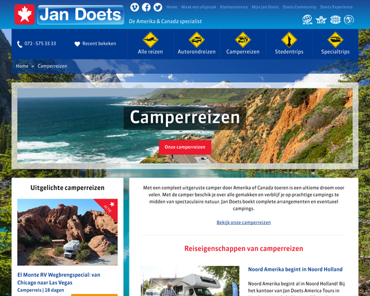 Jandoets.nl/camperreizen Logo