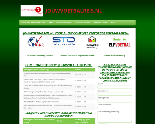 Jouwvoetbalreis.nl Logo