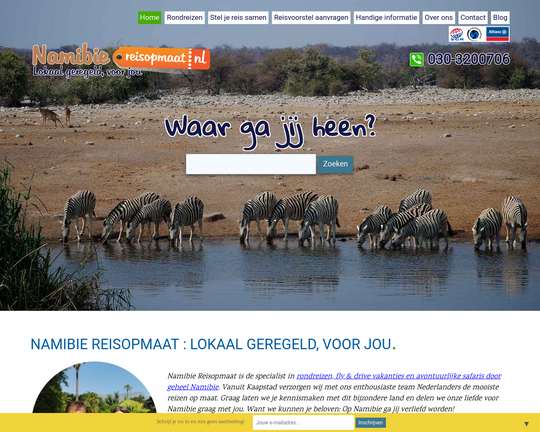 Namibiereisopmaat.nl Logo