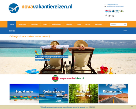 Novavakantiereizen.nl Logo