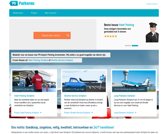 P5airportparkingamsterdam.nl Logo