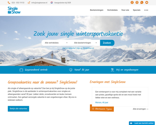 Singlesnow.nl Logo