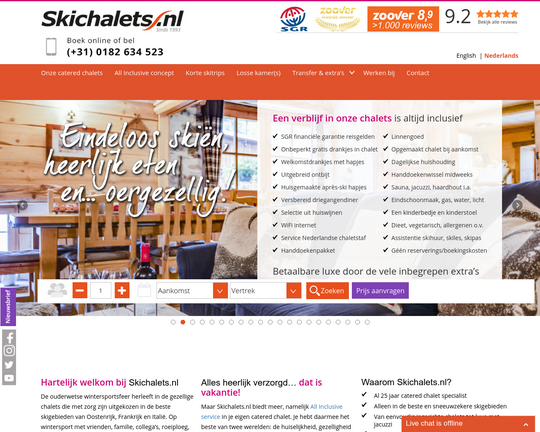 Skichalets.nl Logo