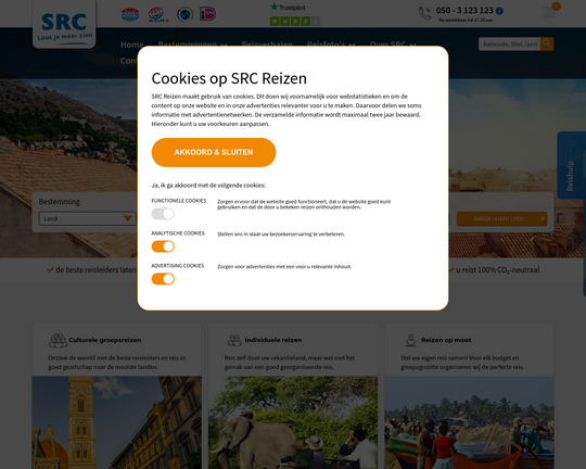 Src-reizen.nl Logo