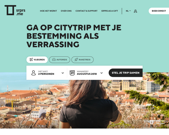 Srprs.me/nl Logo