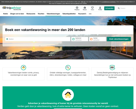 Tripadvisor.nl/Rentals Logo