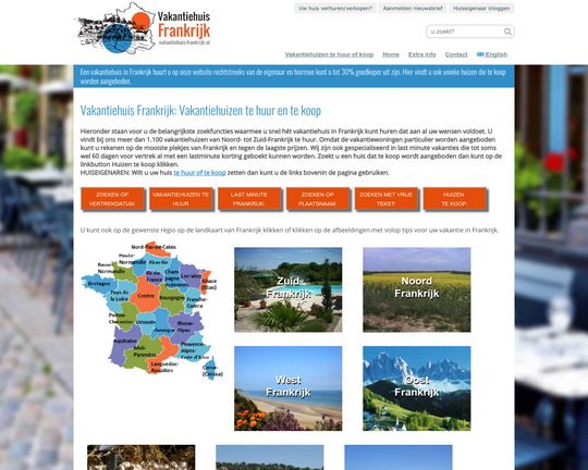 Vakantiehuis-frankrijk.nl Logo