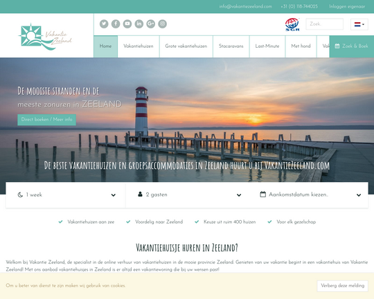 Vakantiezeeland.com Logo