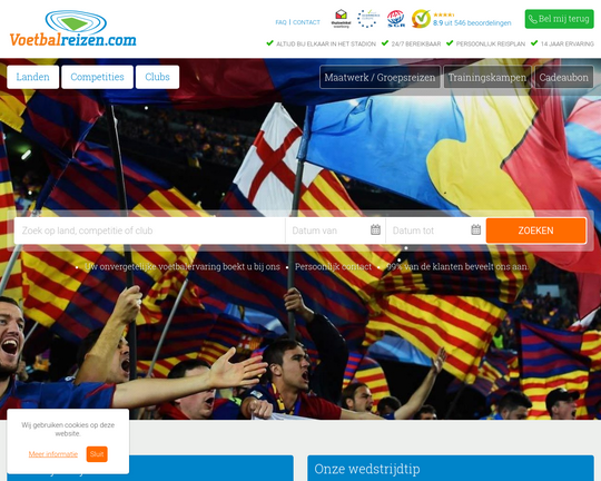 Voetbalreizen.com Logo