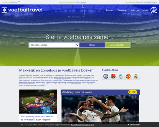 Voetbaltravel.nl Logo