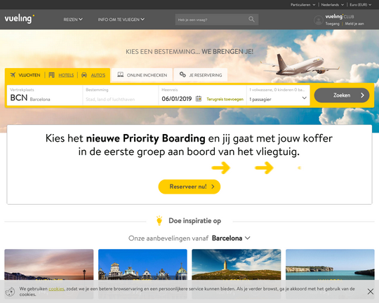 Vueling.com/nl Logo