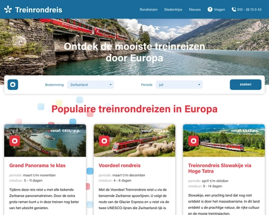 Treinrondreis.nl Logo